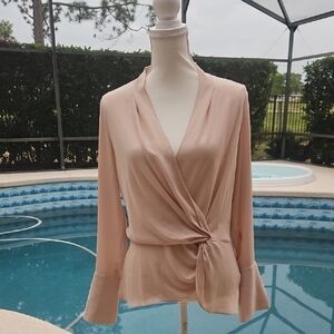 Chelsea 28 Pullover Top With Side Zip In 100% Polyester.